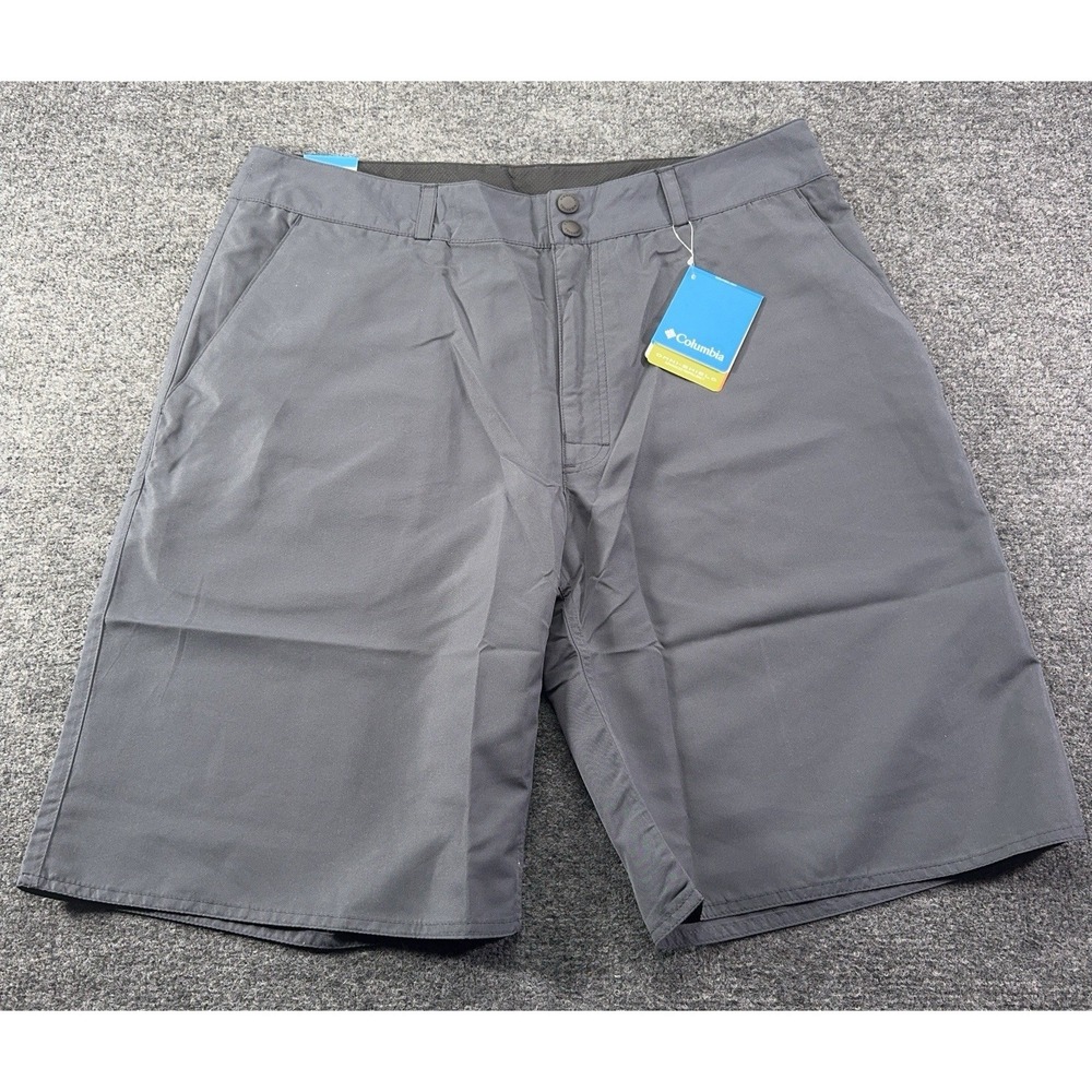 Columbia‎ Shorts 36 Gray 11" Inseam Omni Shield Outdoors New With Tags